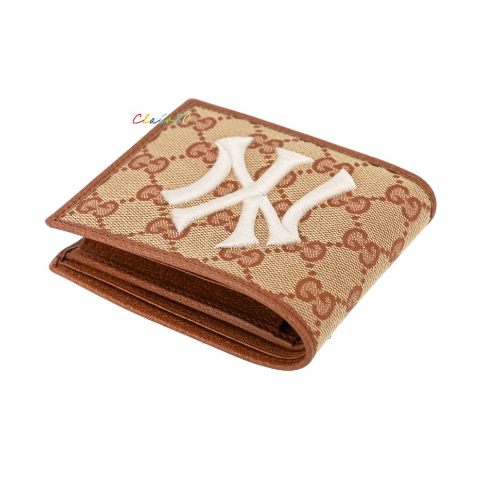 Gucci 547785 New York Yankees Patch Original GG Bi- fold Wallet - Picture 2 of 7
